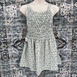 Free People Women's Petunia Cotton Mini Dress Tea Combo New With Tags